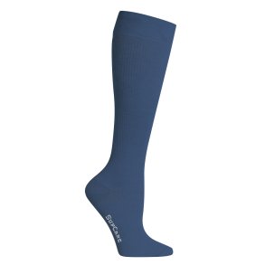 Stützstrümpfe Bambus, Blau