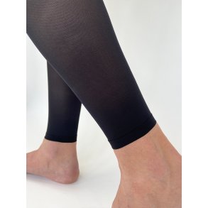 Stützstrumpf Leggings, Mikrofaser, 140 Denier, Schwarz