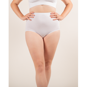 3er-Pack Maxi-Slips, Baumwolle, Weiß